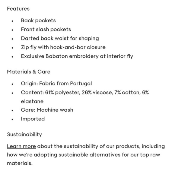 Aritzia Babaton Spotlight Cargo Bader Trousers Pants 6 Black Wide Leg Office - Picture 3 of 11